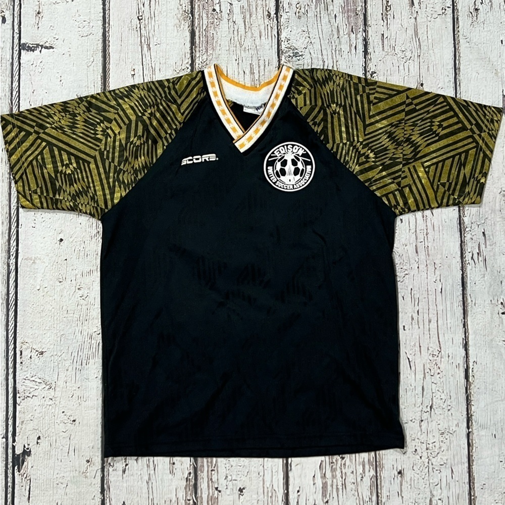 Vintage 90s Edison New Jersey Rec Sports Soccer Jersey Shirt